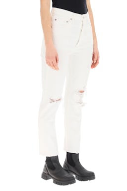 Agolde Riley High Rise Straight Crop Jeans: additional image