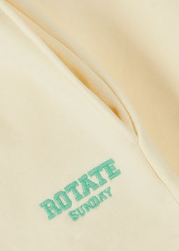 Roda cream logo cotton shorts: additional image