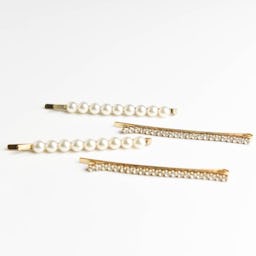 Sparkle Pearl Bobby Pins Multi Set: additional image