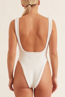 Idalia Swimsuit in White: additional image
