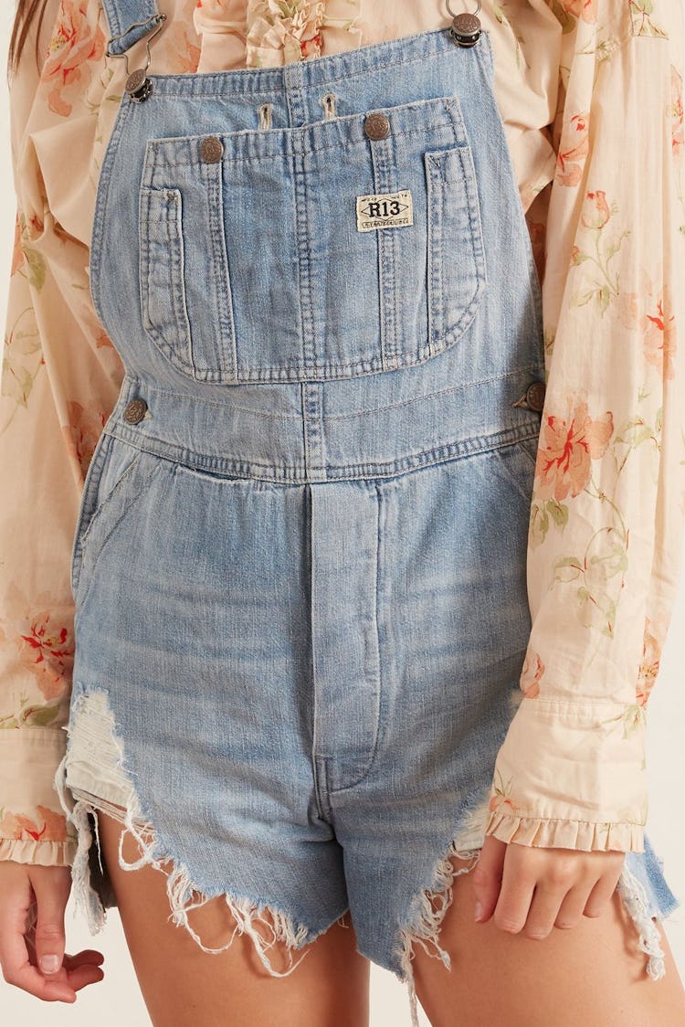 Overall Short in Elton Blue: additional image