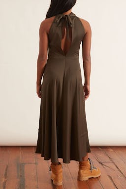 Rheo Dress in Black Olive: additional image