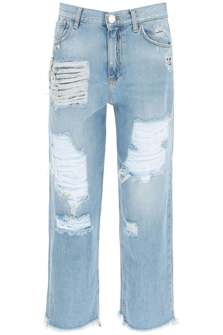 Pinko Maddie Mom-fit Jeans With Crystals: additional image