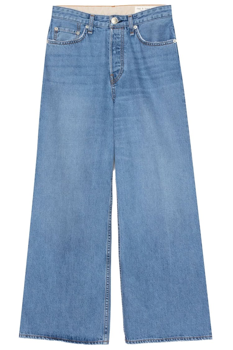 Maya High Rise Ankle Wide Leg Jean in Celestial: additional image