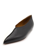 Bi-Color Dancer Shoe in Black/Alabaster: additional image