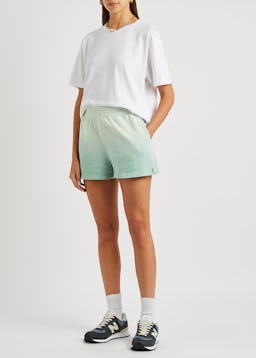 Jane dégradé cotton-blend shorts: additional image