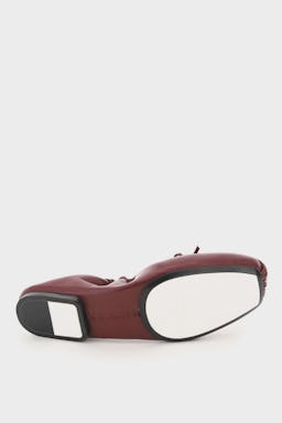 Khaite Ashland Leather Ballet Flats: additional image