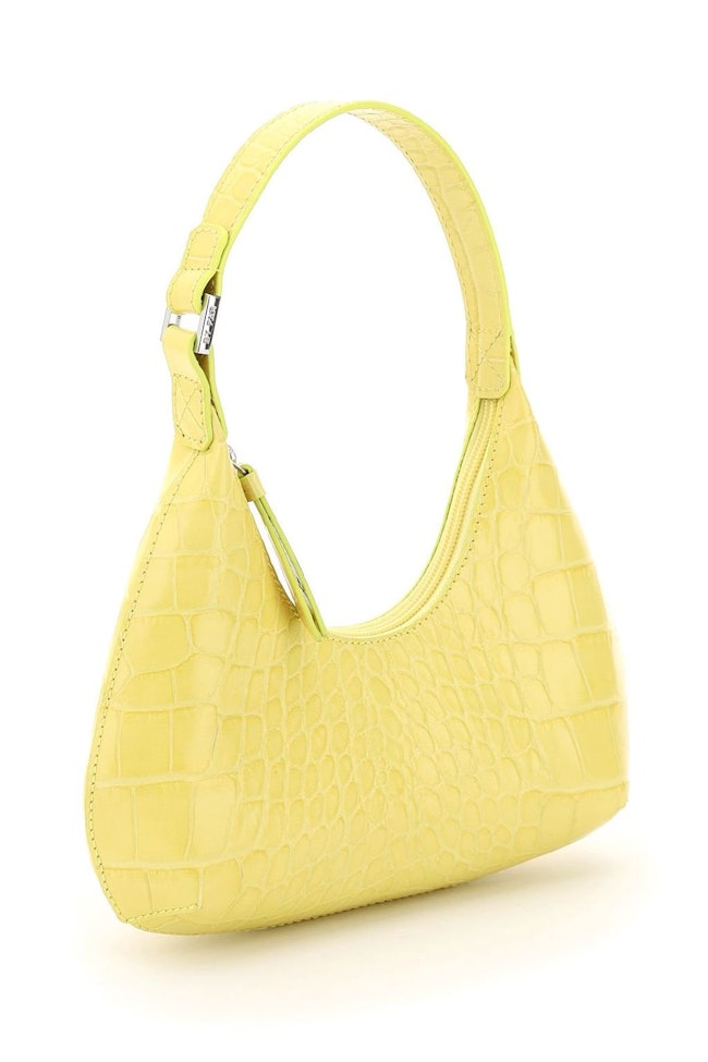 By Far Amber Croco Leather Print Bag: additional image