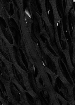 Henato black jersey-mesh top: additional image