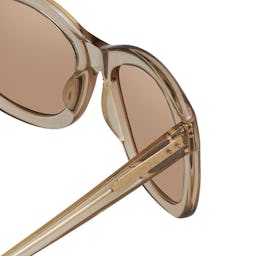 Linda Farrow 513 C4 Oversized Sunglasses: additional image