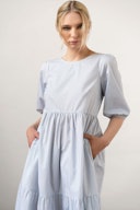 Bon Cotton Dress Blue: additional image