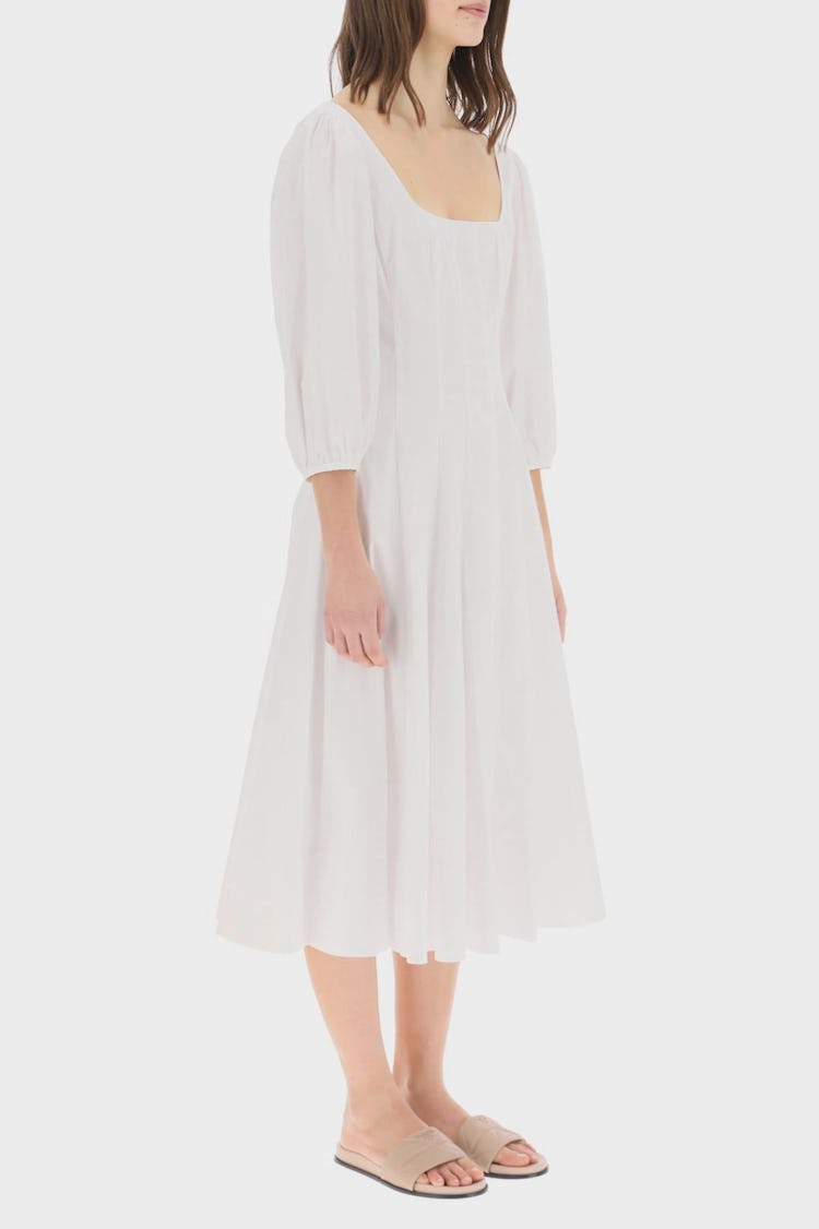 Staud Wells Poplin Midi Dress: additional image