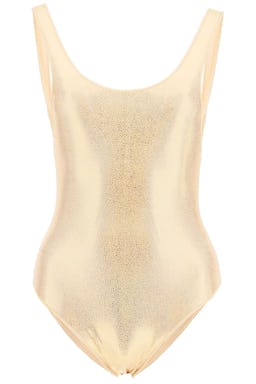 Oséree One Piece Swimsuit Metallic Sporty Maillot: additional image