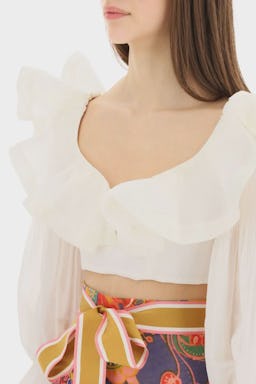 Zimmermann Lovertruck Cropped Top: additional image