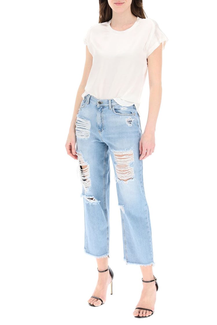 Pinko Maddie Mom-fit Jeans With Crystals: additional image