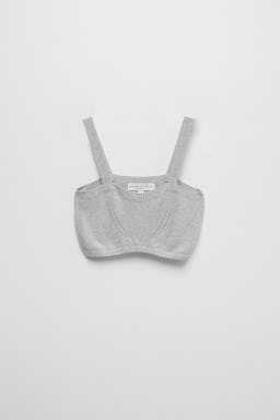 Knitted Wide Strap Bralette: additional image