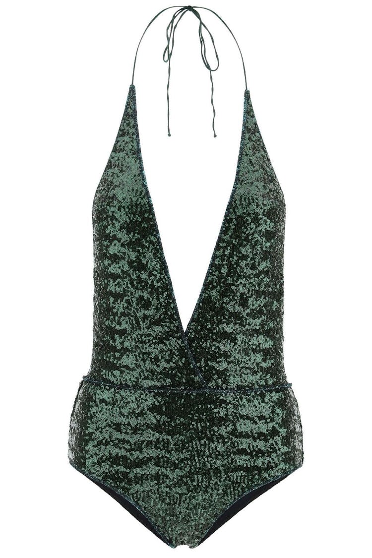 Oséree Mid-sequin One-piece Swimsuit: additional image