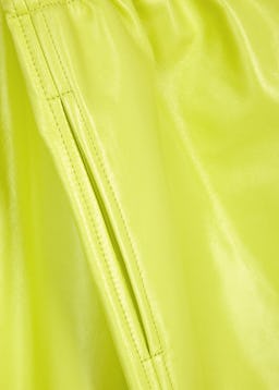 Lime leather shorts: additional image