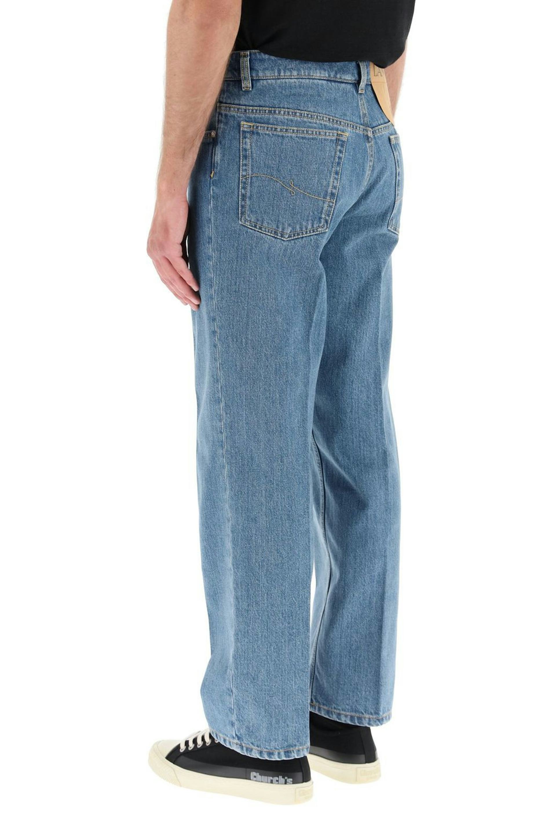 Lanvin Jeans With Crease