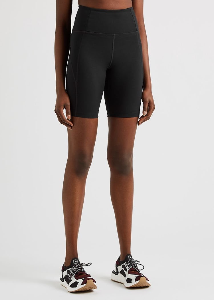 High-Rise Bike black shorts: additional image