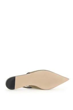 The Attico Venus Satin Slingback Flats: additional image