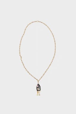 Marni Fish Pendant Necklace: additional image