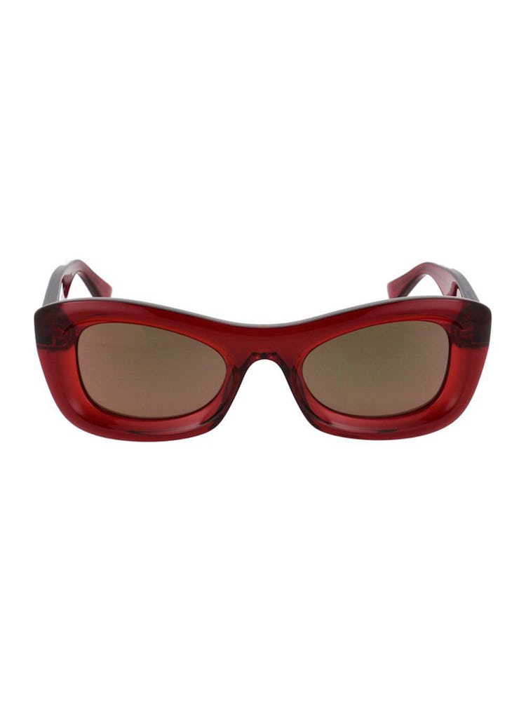 Thick Acetate Clear Sunglasses: additional image