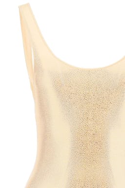 Oséree One Piece Swimsuit Metallic Sporty Maillot: additional image