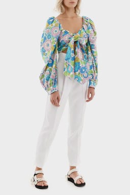 Dodo Bar Or Biby Floral Top: additional image