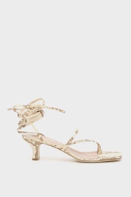 Paris Texas Python Print Sandals: additional image