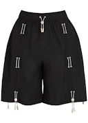 Black shell shorts: additional image