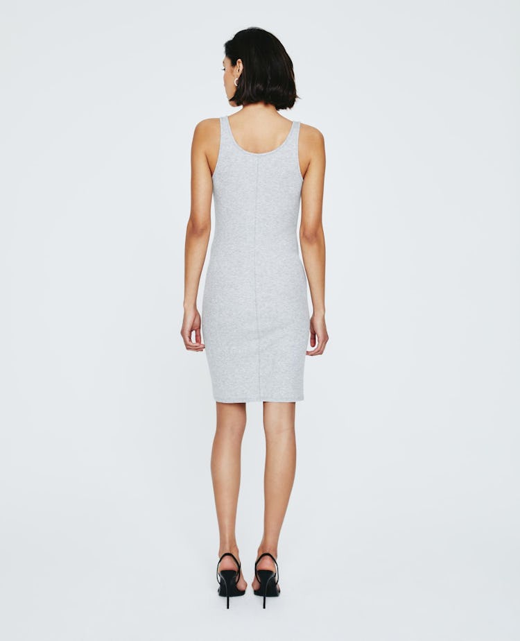 Jean Scoop Neck Tank Dress: additional image