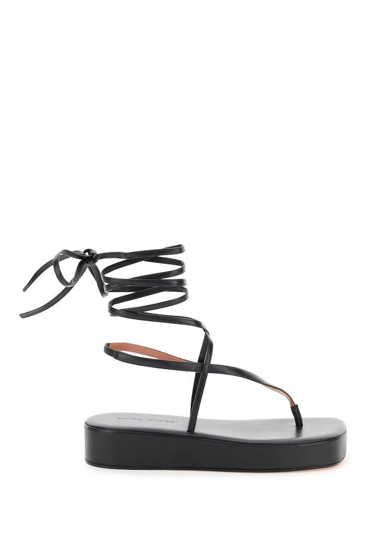 Amina Muaddi Flatform Sandal Jamie: image 1