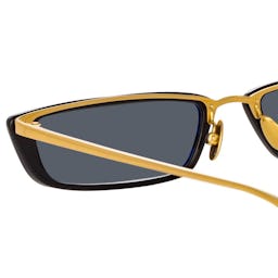 Linda Farrow Issa C1 Rectangular Sunglasses: additional image