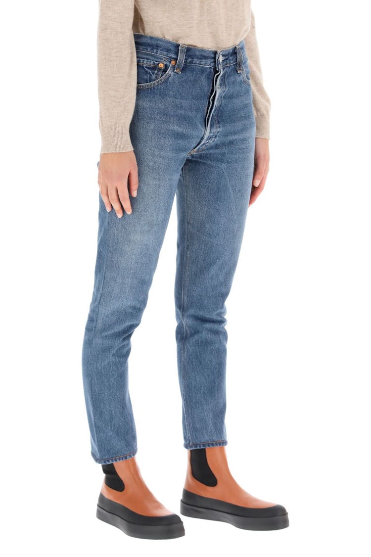 Re/done High Rise Jeans Ankle Crop X Levi's: additional image