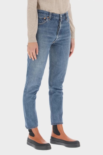 Re/done High Rise Jeans Ankle Crop X Levi's: image 1