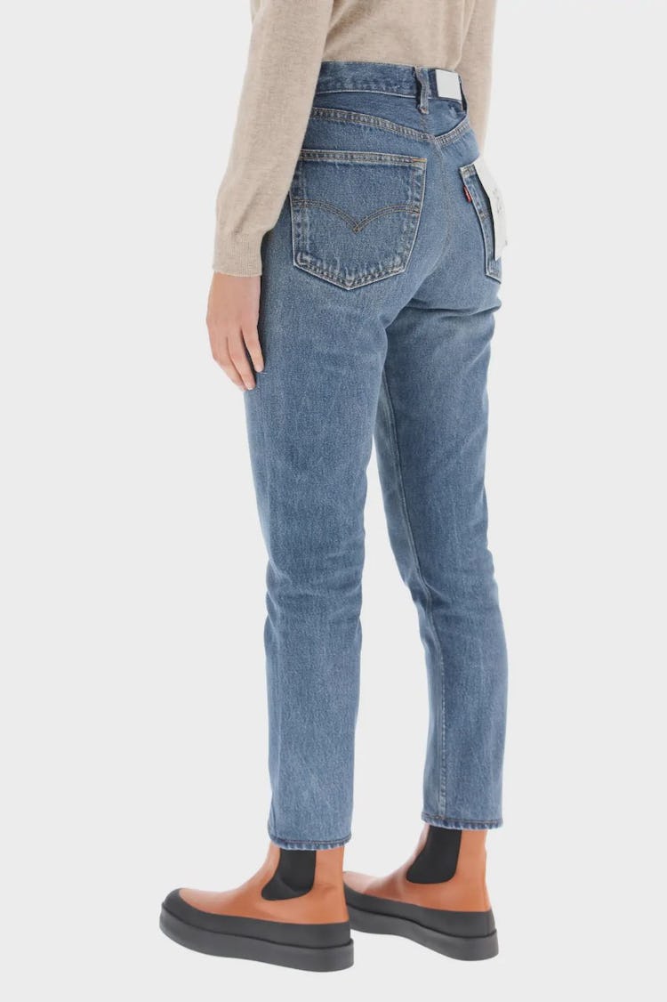 Re/done High Rise Jeans Ankle Crop X Levi's: additional image