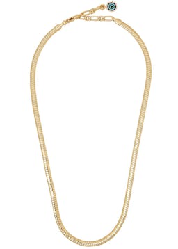 Mavi 14kt gold-dipped chain necklace: additional image