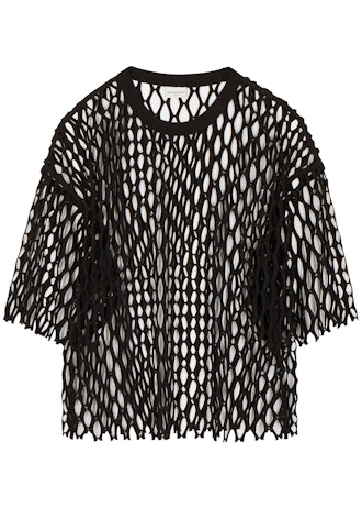 Henand black jersey-mesh T-shirt: image 1