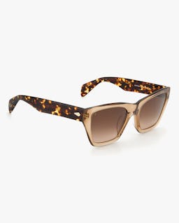 Beige Havana Cat-Eye Sunglasses: additional image