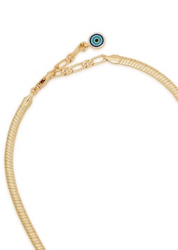 Mavi 14kt gold-dipped chain necklace: additional image