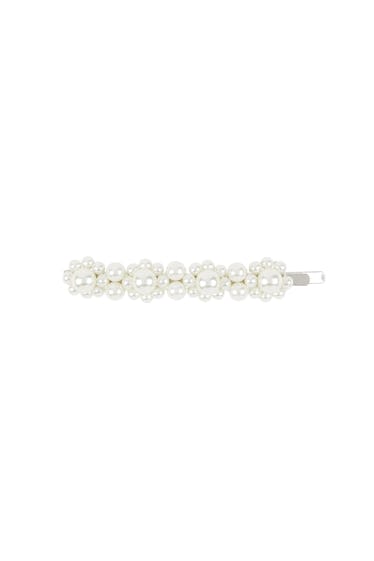 Flower Hair Clip in Pearl: image 1