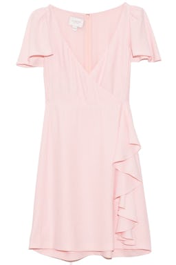 Ruffle Detail Dress in Light Rose: additional image