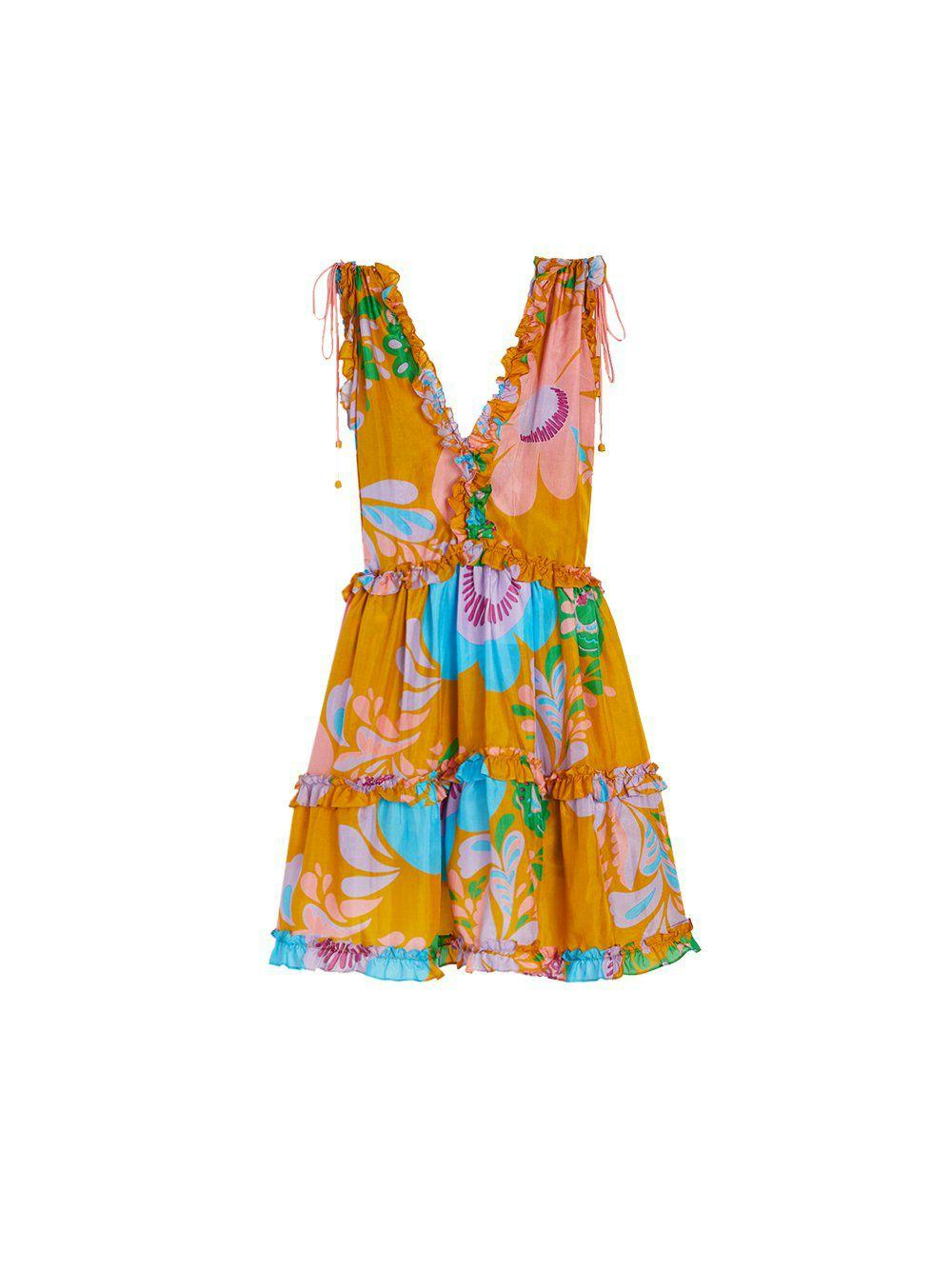 Teddy Floral Mini Dress: image 1