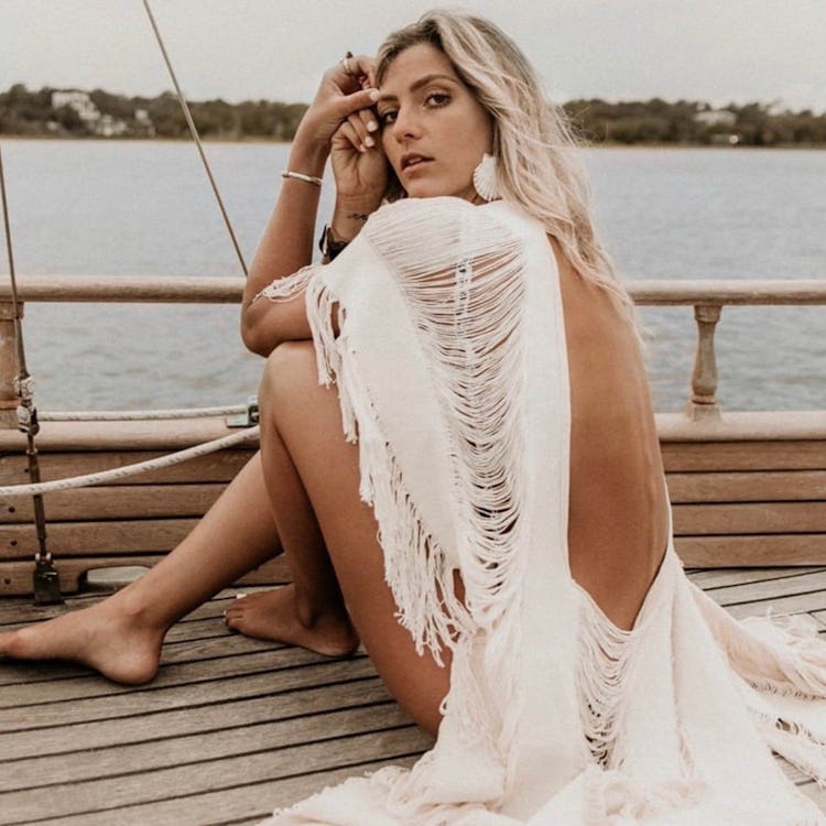 Maxi Open Back - Cream: image 1