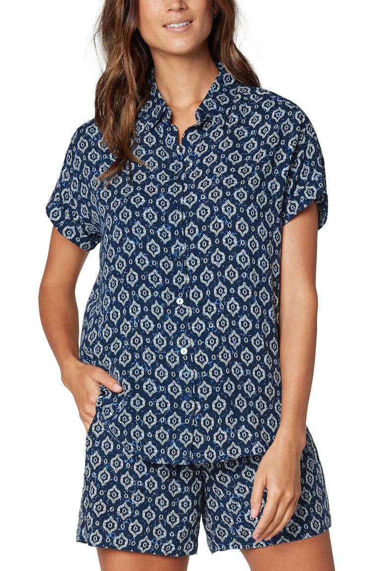 ROLLED SLEEVE BUTTON FRONT SHIRT: image 1