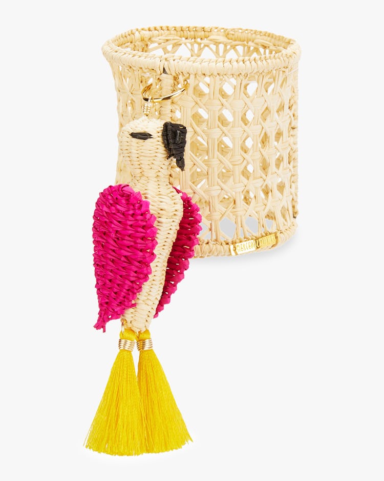 Set-of-Two Rose Cockatoo Napkin Ring: image 1