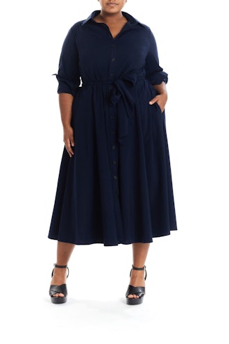 Poplin Shirtdress: image 1