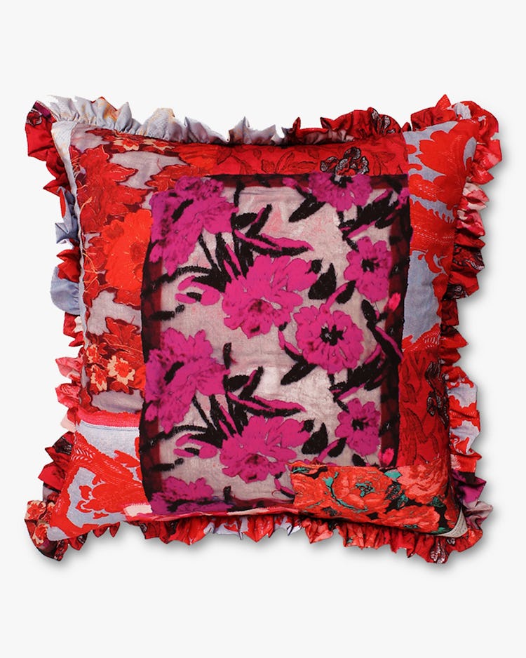 Satin & Velvet Cushion: image 1