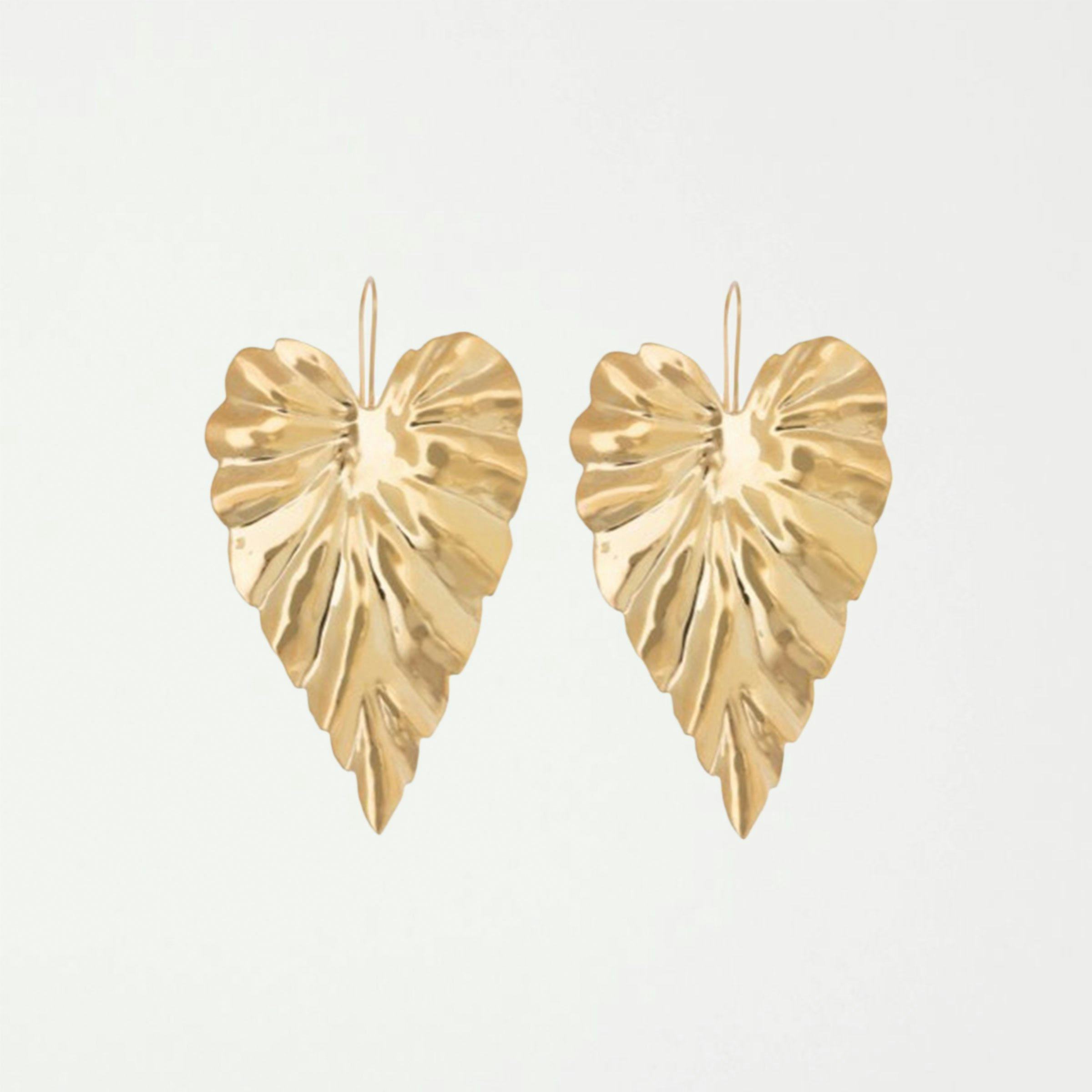 Hoja Earrings Large: image 1